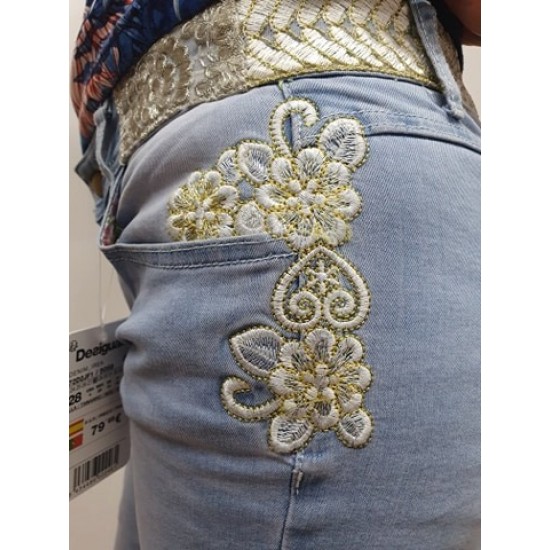 Pantaloni denim Desigual  M