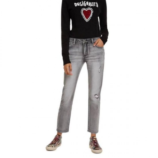 Pantaloni denim Desigual  BARCELONA STARS, S