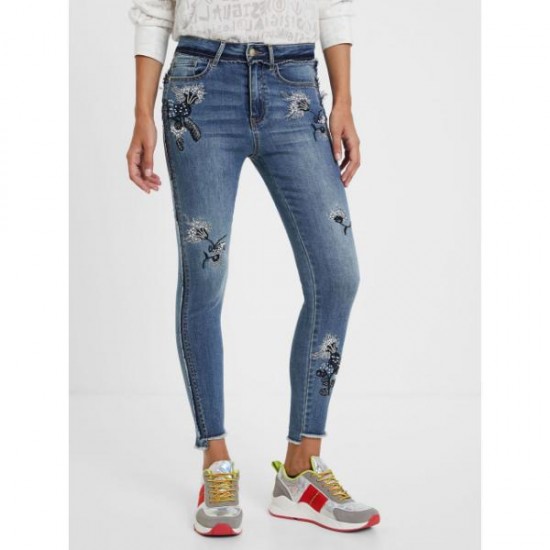 Pantaloni denim Desigual  MIAMI, skinny, XS
