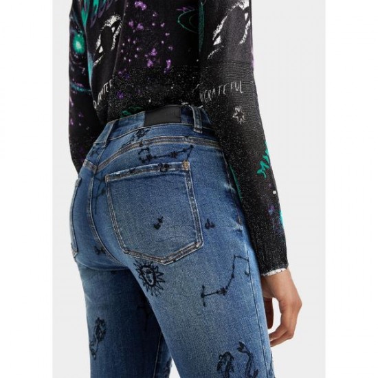 Pantaloni denim Desigual, AUSTRAL, XS