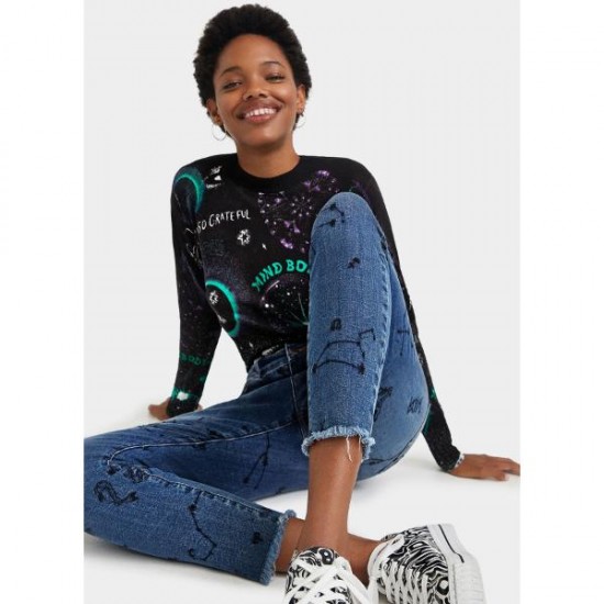 Pantaloni denim Desigual, AUSTRAL, XS