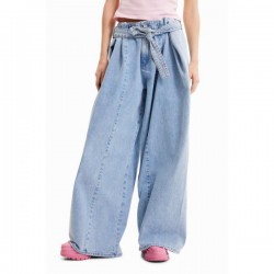 Pantaloni denim Desigual, S