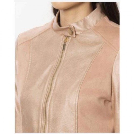 Geaca Rinascimento din piele ecologica si material textil, XL