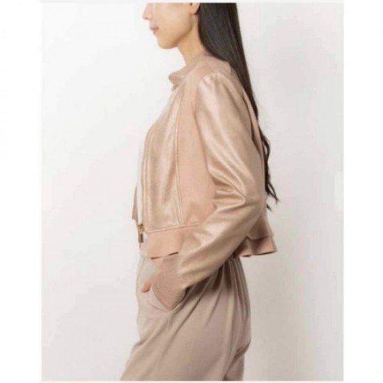 Geaca Rinascimento din piele ecologica si material textil, XL