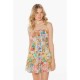 Rochie Desigual cu insertii argintii, cu talie pe elastic, SUMATRA, L